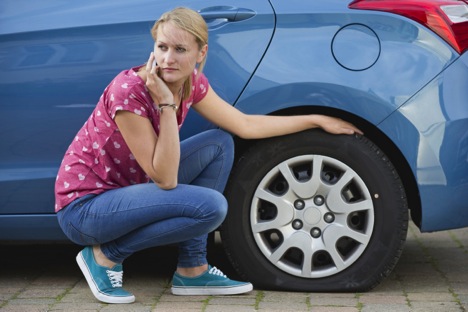 Flat Tire Image, San Diego Tires, Evans Tire & Service Centers