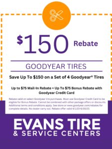 goodyear tire rebate