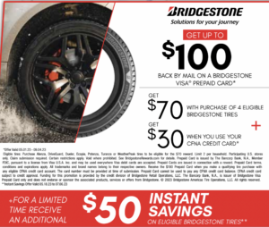 bridgestone tire offer