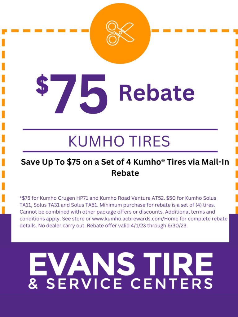 Rebates Evans Tire & Service Centers