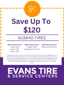 kumho tire savings