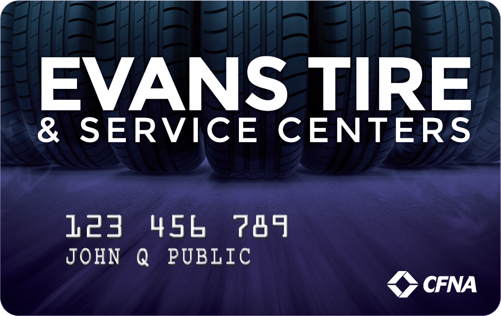 Evans Tire Credit Card by CFNA