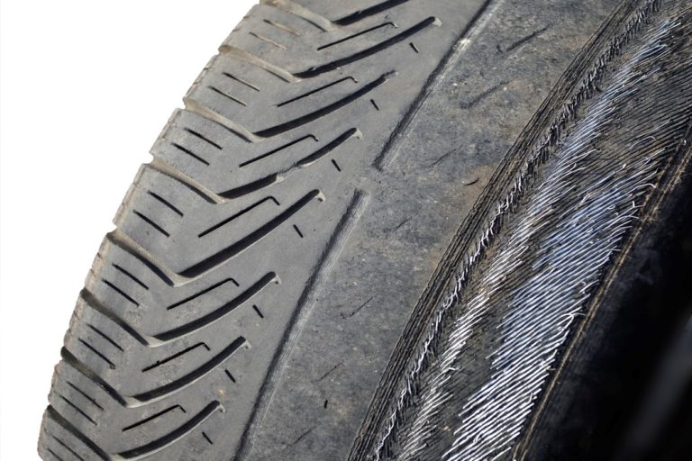 Worn tire image
