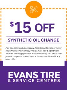 synthetic oil change coupon